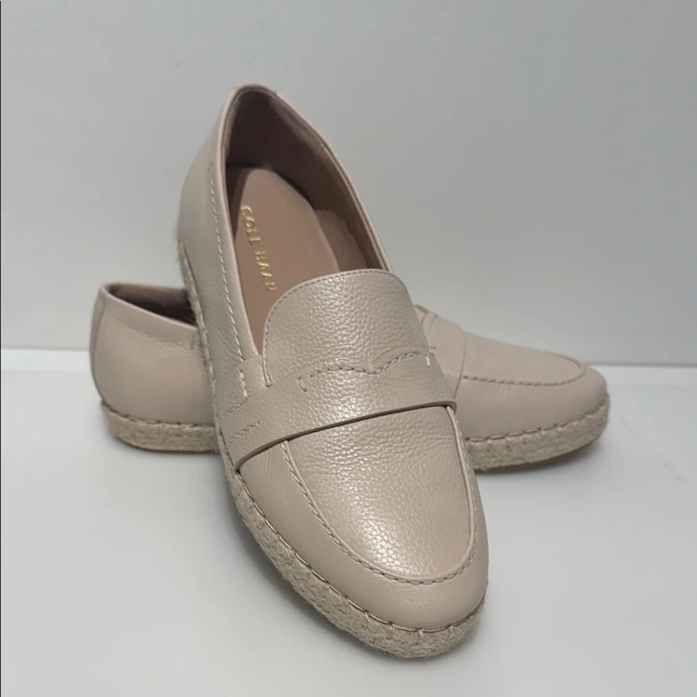 Cole Haan Cloudfeel Montauk Espadrille Loafers Leather NWOB
